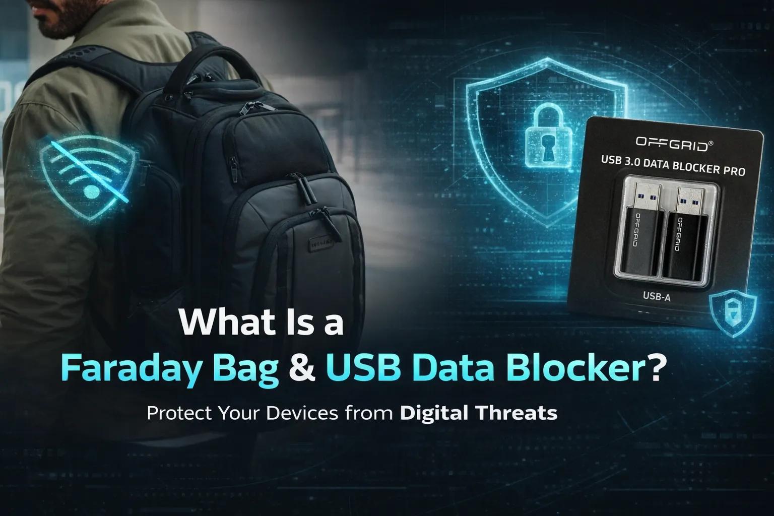 What Is a Faraday Bag & USB Data Blocker? Complete 2026 Guide by Offgrid